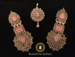 Grand Mahnoor Earrings and tikka